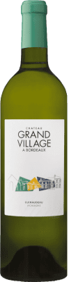 41,95 € Envío gratis | Vino Blanco Château Grand Village A.O.C. Bordeaux Burdeos Francia Sémillon, Sauvignon 75 cl