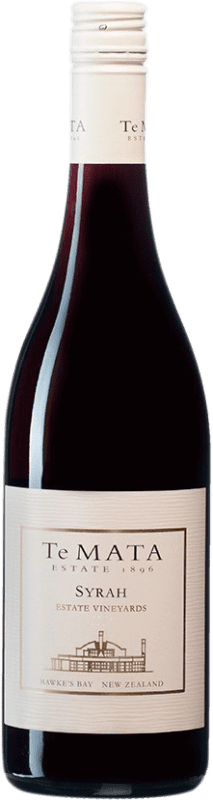31,95 € Free Shipping | Red Wine Te Mata I.G. Hawkes Bay Hawke's Bay New Zealand Syrah — Shiraz Bottle 75 cl