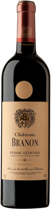 248,95 € Free Shipping | Red wine Château Branon 2000 A.O.C. Pessac-Léognan Bordeaux France Merlot, Cabernet Sauvignon Bottle 75 cl