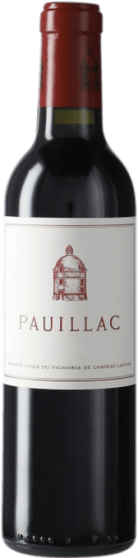 59,95 € Envio grátis | Vinho tinto Château Latour A.O.C. Pauillac Bordeaux França Merlot, Cabernet Sauvignon Meia Garrafa 37 cl