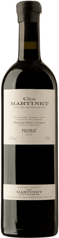 118,95 € Envio grátis | Vinho Tinto Mas Martinet D.O.Ca. Priorat Catalunha Espanha Merlot, Garnacha — Grenache, Cabernet Sauvignon, Cariñena — Carignan 75 cl