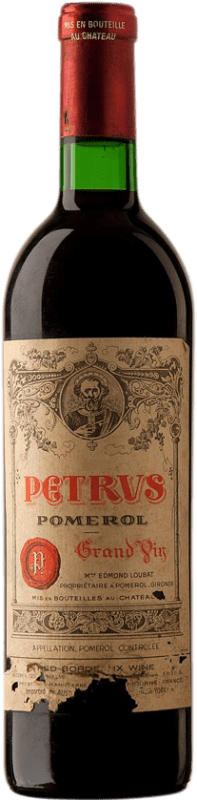 2 634,95 € Spedizione Gratuita | Vino rosso Château Petrus 1971 A.O.C. Pomerol bordò Francia Merlot, Cabernet Franc Bottiglia 75 cl