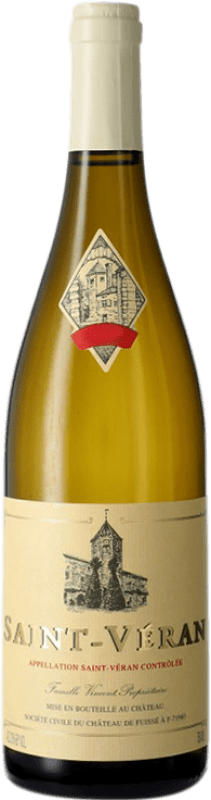 32,95 € Envio grátis | Vinho branco Château Fuissé A.O.C. Saint-Véran Borgonha França Garrafa 75 cl