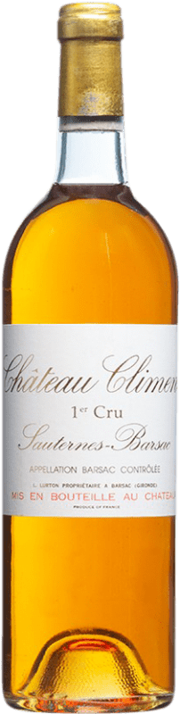 327,95 € 免费送货 | 白葡萄酒 Château de Climens 1976 A.O.C. Barsac 波尔多 法国 Sémillon — 赛美蓉 Eco — 生态 有机 天然 75 cl