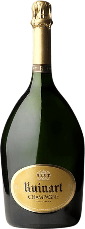 166,95 € Envío gratis | Espumoso blanco Ruinart Brut A.O.C. Champagne Champagne Francia Pinot Negro, Chardonnay, Pinot Meunier Botella Magnum 1,5 L
