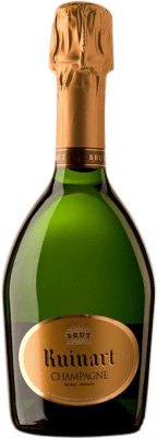 43,95 € Envio grátis | Espumante branco Ruinart Brut A.O.C. Champagne Champagne França Pinot Preto, Chardonnay, Pinot Meunier Meia Garrafa 37 cl