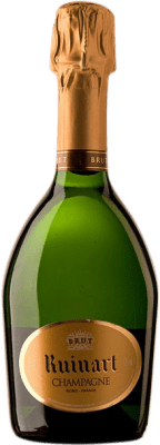 46,95 € Envío gratis | Espumoso blanco Ruinart Brut A.O.C. Champagne Champagne Francia Pinot Negro, Chardonnay, Pinot Meunier Media Botella 37 cl