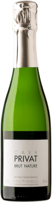 6,95 € Бесплатная доставка | Белое игристое Privat Природа Брута D.O. Cava Испания Macabeo, Chardonnay, Parellada, Pansa Blanca Половина бутылки 37 cl