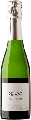 7,95 € Free Shipping | White Sparkling Wine Privat Brut Nature D.O. Cava Spain Macabeo, Chardonnay, Parellada, Pansa Half Bottle 37 cl