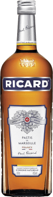 19,95 € Envío gratis | Anisado Pernod Ricard Francia Botella 1 L