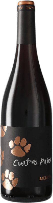 6,95 € Kostenloser Versand | Rotwein Cuatro Pasos D.O. Bierzo Kastilien und León Spanien Mencía Flasche 75 cl