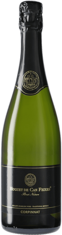 15,95 € Free Shipping | White Sparkling Wine Huguet de Can Feixes Brut Nature Corpinnat Spain Pinot Noir, Macabeo, Parellada 75 cl