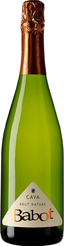 10,95 € Free Shipping | White Sparkling Wine Babot Brut Nature D.O. Cava Spain Macabeo, Xarel·lo, Parellada 75 cl