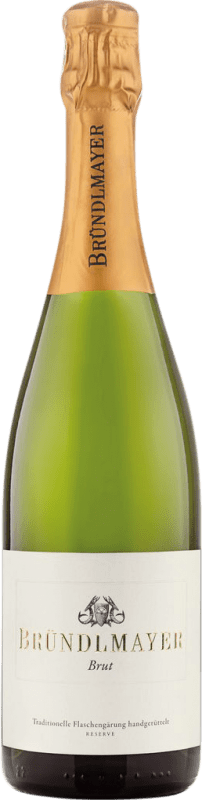 45,95 € 送料無料 | 白スパークリングワイン Bründlmayer Brut I.G. Kamptal カムタル オーストリア Pinot Black, Chardonnay, Pinot Grey, Grüner Veltliner ボトル 75 cl