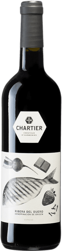 10,95 € Free Shipping | Red wine François Chartier D.O. Ribera del Duero Castilla y León Spain Tempranillo Bottle 75 cl