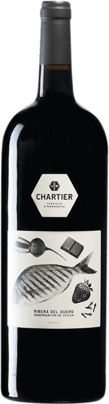 23,95 € Free Shipping | Red wine François Chartier D.O. Ribera del Duero Castilla y León Spain Tempranillo Magnum Bottle 1,5 L