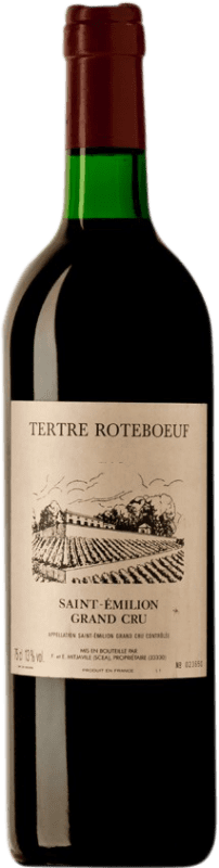 439,95 € Envio grátis | Vinho tinto Château Le Tertre-Roteboeuf 1994 A.O.C. Saint-Émilion Bordeaux França Merlot, Cabernet Franc Garrafa 75 cl