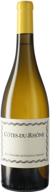 126,95 € Envío gratis | Vino blanco Château Grillet A.O.C. Côtes du Rhône Francia Viognier Botella 75 cl