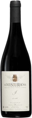 14,95 € Spedizione Gratuita | Vino rosso Franck Balthazar A.O.C. Côtes du Rhône Francia Syrah, Grenache Bottiglia 75 cl
