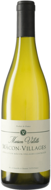 22,95 € Envio grátis | Vinho branco Valette A.O.C. Mâcon-Villages Borgonha França Chardonnay Garrafa 75 cl