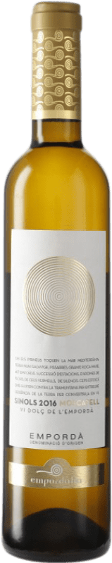 12,95 € Kostenloser Versand | Likörwein Sínols D.O. Empordà Katalonien Spanien Moscato — Muskateller Medium-Flasche 50 cl