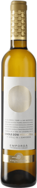 7,95 € Spedizione Gratuita | Vino fortificato Sínols D.O. Empordà Catalogna Spagna Moscato Bottiglia Medium 50 cl