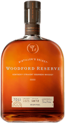 41,95 € 免费送货 | 波本威士忌 Woodford Distiller's Select 预订 肯塔基 美国 瓶子 70 cl