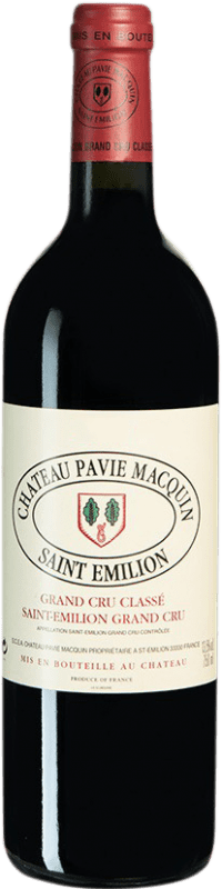 145,95 € 免费送货 | 红酒 Château Pavie-Macquin A.O.C. Bordeaux 波尔多 法国 Merlot, Cabernet Sauvignon, Cabernet Franc 瓶子 75 cl
