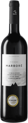 18,95 € Free Shipping | Red wine Pirineos Marboré D.O. Somontano Aragon Spain Tempranillo, Merlot, Cabernet Sauvignon, Moristel, Parraleta Bottle 75 cl
