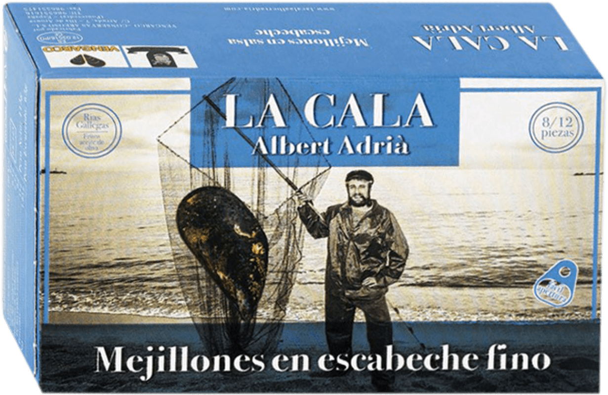 7,95 € Free Shipping | Conservas de Marisco La Cala Mejillón en Escabeche Spain 8/12 Pieces