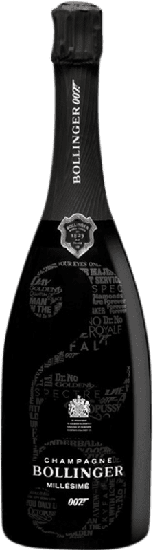 156,95 € Envio grátis | Espumante Branco Bollinger James Bond Millésimé, Edição Limitada A.O.C. Champagne Champagne França Garrafa 75 cl