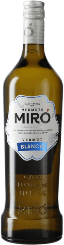 9,95 € Envío gratis | Vermut Casalbor Miró Blanco Cataluña España Botella 1 L