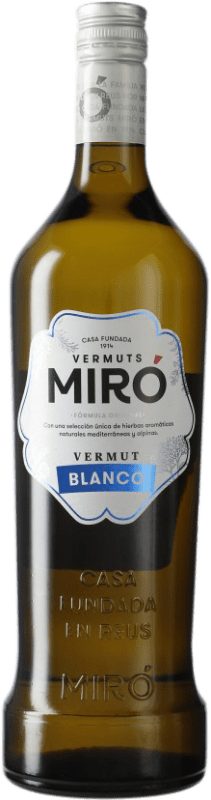 10,95 € Envío gratis | Vermut Miró Blanco Cataluña España 1 L