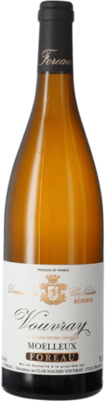 99,95 € Kostenloser Versand | Weißwein Clos Naudin Moelleux Reserve A.O.C. Vouvray Loire Frankreich Chenin Weiß Flasche 75 cl