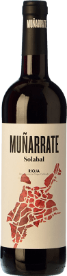 7,95 € Envío gratis | Vino tinto Solabal Muñarrate D.O.Ca. Rioja España Botella 75 cl