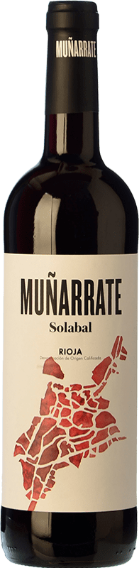 5,95 € Envío gratis | Vino tinto Solabal Muñarrate D.O.Ca. Rioja España Botella 75 cl