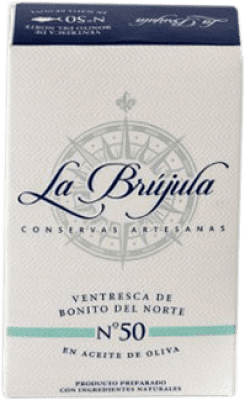 8,95 € Kostenloser Versand | Meeresfrüchtekonserven La Brújula Navajas al Natural Spanien 4/6 Stücke