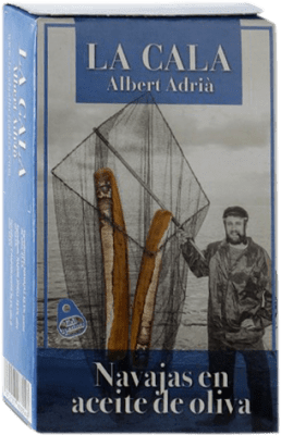 13,95 € Kostenloser Versand | Meeresfrüchtekonserven La Cala Navajas en Aceite de Oliva Spanien 6/8 Stücke