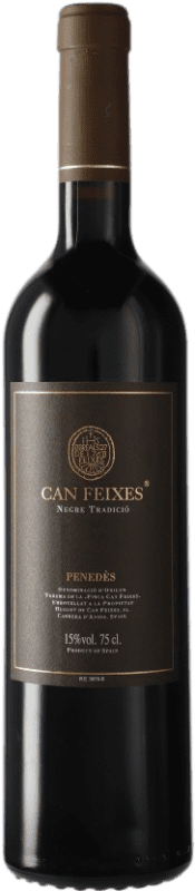 13,95 € Spedizione Gratuita | Vino rosso Huguet de Can Feixes Negre Tradició D.O. Penedès Catalogna Spagna Bottiglia 75 cl