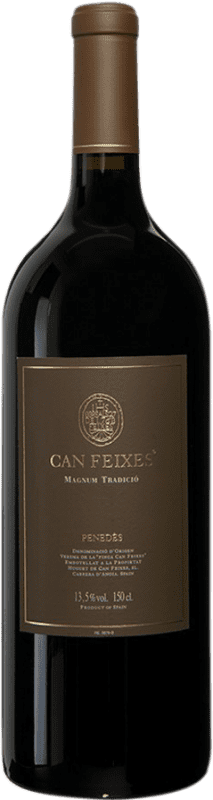 33,95 € Kostenloser Versand | Rotwein Huguet de Can Feixes Reserve — Gereift D.O. Penedès Katalonien Spanien Tempranillo, Merlot, Cabernet Sauvignon, Petit Verdot Magnumflasche 1,5 L