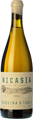 23,95 € Free Shipping | White wine Máquina & Tabla Nicasia D.O. Rueda Castilla y León Spain Verdejo Bottle 75 cl