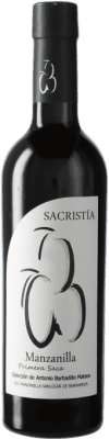 13,95 € Free Shipping | Fortified wine Sacristía AB Nº 16 D.O. Manzanilla-Sanlúcar de Barrameda Sanlucar de Barrameda Spain Half Bottle 37 cl