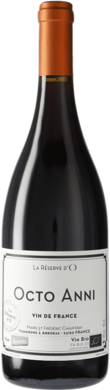 76,95 € Free Shipping | Red Wine Marie et Frédéric Chauffray Octo Anni A.O.C. Côtes du Roussillon Languedoc-Roussillon France Garnacha — Grenache Eco — Organic Bottle 75 cl