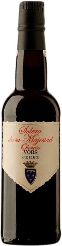 139,95 € Spedizione Gratuita | Vino fortificato Valdespino Oloroso Solera de su Majestad Very Old Rare Sherry VORS D.O. Jerez-Xérès-Sherry Andalusia Spagna Palomino Fino Mezza Bottiglia 37 cl