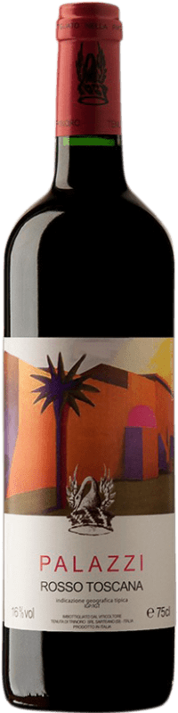 269,95 € Envío gratis | Vino tinto Tenuta di Trinoro Palazzi I.G.T. Toscana Italia Merlot Botella 75 cl
