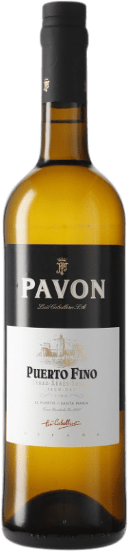 10,95 € Spedizione Gratuita | Vino Liquoroso Caballero Pavón Puerto D.O. Jerez-Xérès-Sherry Andalusia Spagna Palomino Fino 75 cl