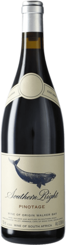 33,95 € Kostenloser Versand | Rotwein Southern Right Pinotage I.G. Swartland Swartland Südafrika Pinotage Flasche 75 cl