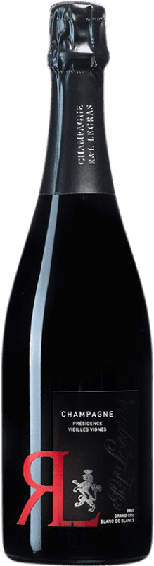 68,95 € Envio grátis | Espumante branco Legras Presidence Vielles Vignes A.O.C. Champagne Champagne França Chardonnay Garrafa 75 cl