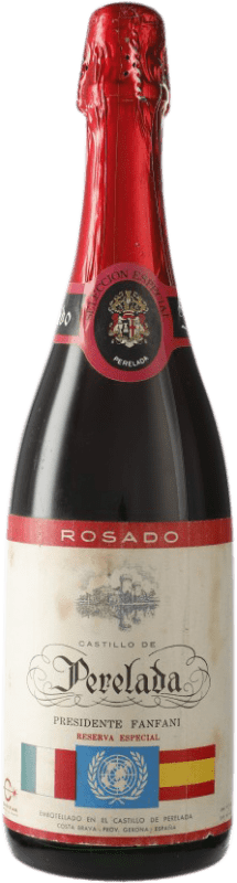 166,95 € 免费送货 | 玫瑰气泡酒 Perelada & Chivite Presidente Fanfani D.O. Cava 西班牙 瓶子 75 cl