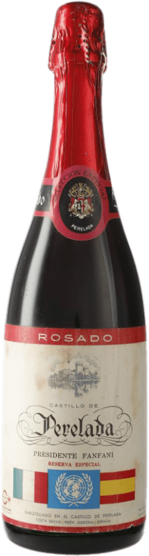 158,95 € Free Shipping | Rosé sparkling Perelada Presidente Fanfani D.O. Cava Spain Bottle 75 cl